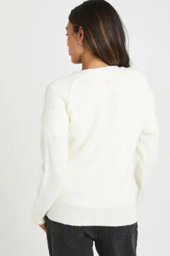 Synthétiquell Tricoté de Maternité à Boutons Style Henley