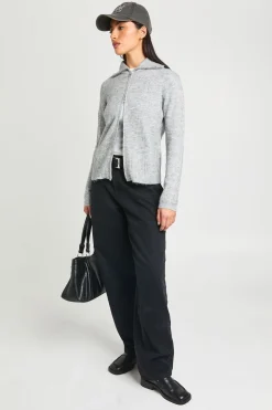 boohoo Synthétiquell Tricoté Doux Zippé<Femme Pulls Et Gilets|Toutes Les Mailles
