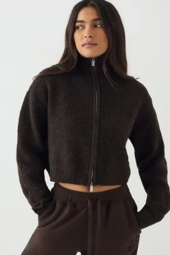 DSGN Studio synthétiquell Tricoté à Double Fermeture Éclair<Femme Pulls Et Gilets|Toutes Les Mailles
