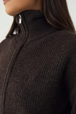 DSGN Studio synthétiquell Tricoté à Double Fermeture Éclair<Femme Pulls Et Gilets|Toutes Les Mailles