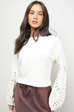 Oasis synthétiquell Tricoté à Détails Feuillage<Femme Pulls Et Gilets|Toutes Les Mailles