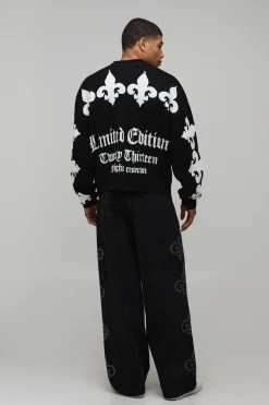 synthétiquell Tricoté Gothic Ample Décontracté
