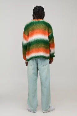 synthétiquell Tricoté Moelleux Ombré Oversize à Coupe Boxy