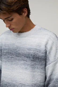 boohooMAN Synthétiquell Tricoté Ombré Doux Et Moelleux Coupe Décontractée<Homme Maille|Mailles