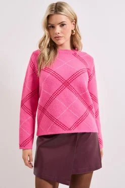 Dorothy Perkins synthétiquell Tricoté à Motif Losanges<Femme Pulls Et Gilets|Toutes Les Mailles