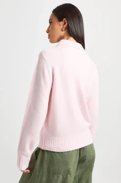 Synthétiquell Tricoté Zippé À Col