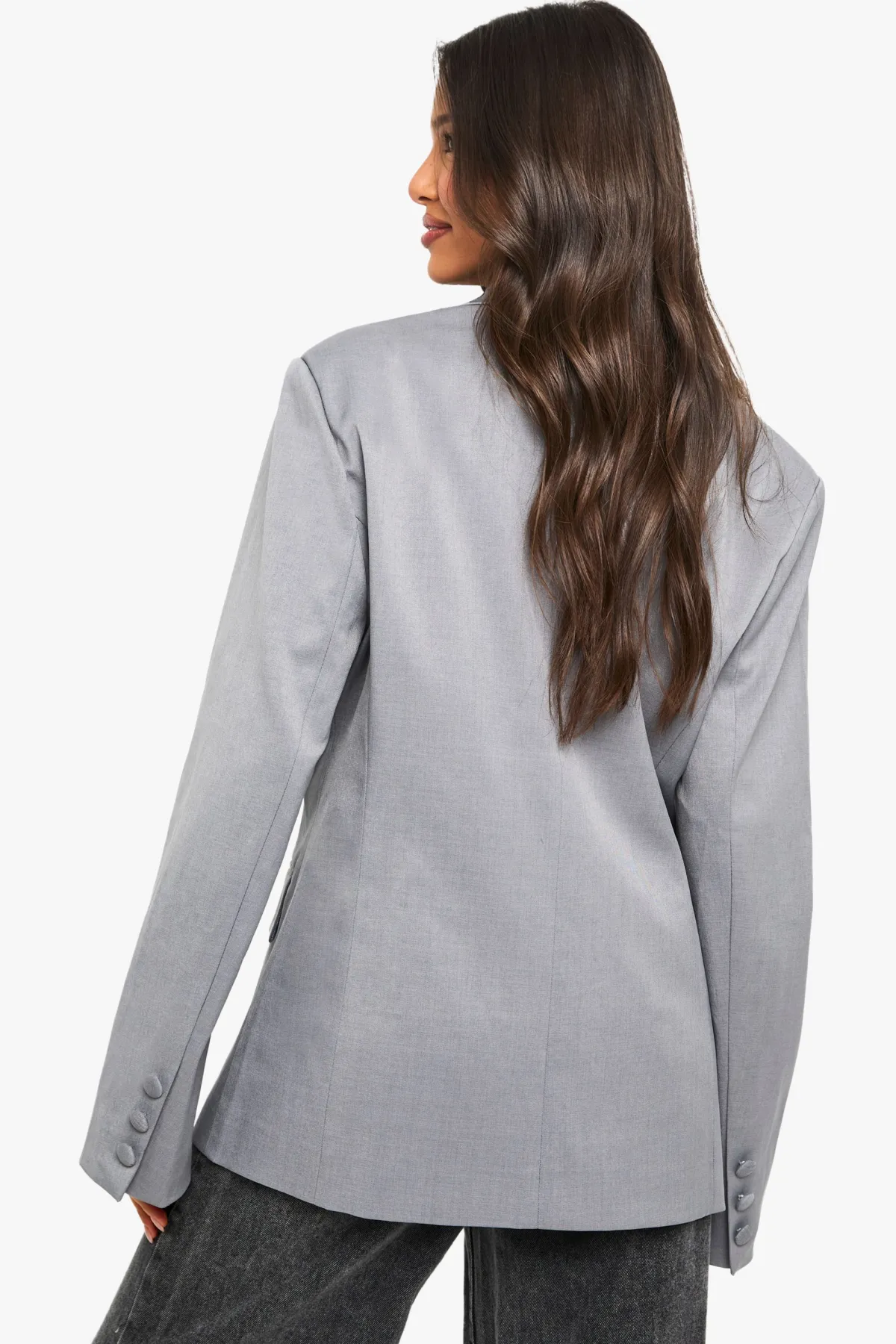 boohoo Tailored Cinched Waist Wrap Blazer<Femme Blazers|Vestes & Manteaux