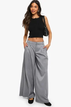 boohoo Tailored Extreme Wide Leg Trousers<Femme Pantalons|Tailleurs