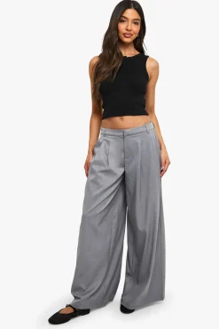 boohoo Tailored Extreme Wide Leg Trousers<Femme Pantalons|Tailleurs