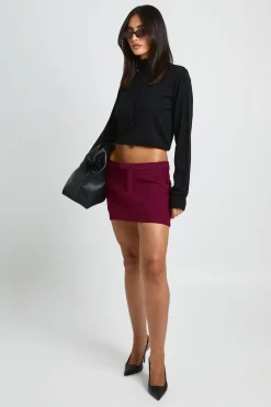 boohoo Tailored Mini Skort<Femme Jupes|Jupes