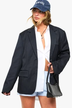 Tailored Oversized Slouchy Blazer