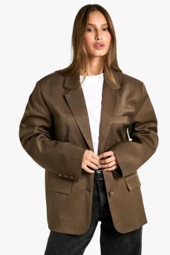 Tailored Oversized Slouchy Blazer