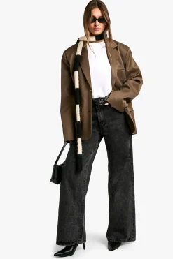 Tailored Oversized Slouchy Blazer