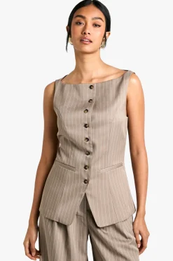 Tailored Pinstripe Waistcoat