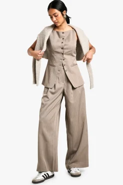 Tailored Pinstripe Waistcoat