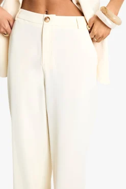 Tailored Woven Pleated Wide Leg Trousers
