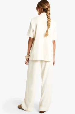 Tailored Woven Pleated Wide Leg Trousers