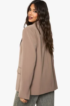 Tailored Woven Single Breast Blazer