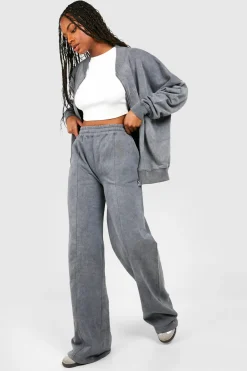 Tall Acid Wash Bomber Tracksuit