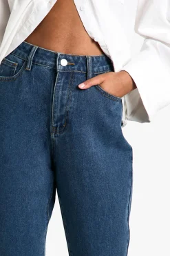 boohoo Tall Basics Jeans Maman à taille haute<Femme Denim|Jeans