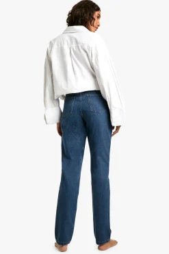 boohoo Tall Basics Jeans Maman à taille haute<Femme Denim|Jeans