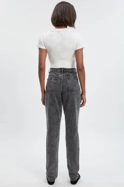 Tall Basics Jeans Maman Taille Haute