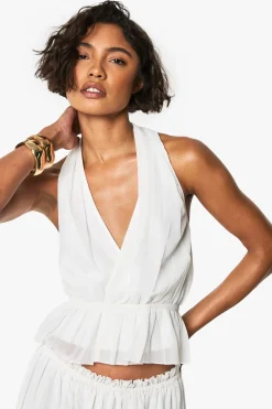 Tall Chiffon Halter Neck Top