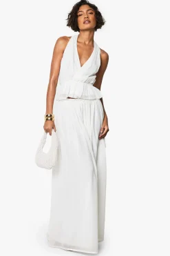 Tall Chiffon Halter Neck Top