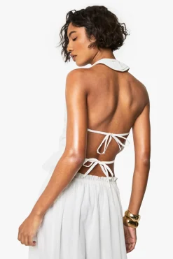 Tall Chiffon Halter Neck Top