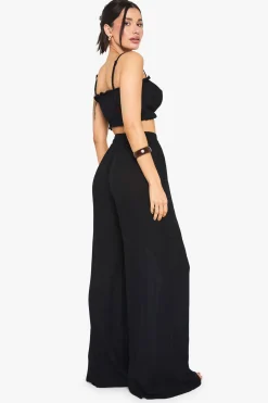 Tall Crinkle Palazzo Beach Co Ord
