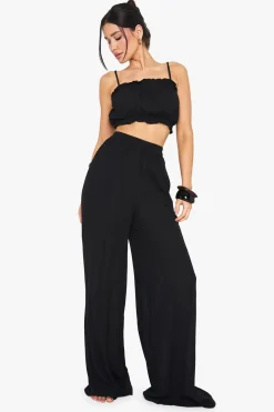 Tall Crinkle Palazzo Beach Co Ord