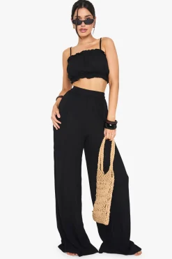 Tall Crinkle Palazzo Beach Co Ord
