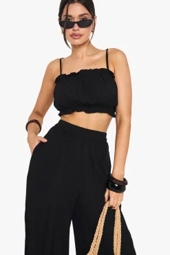 Tall Crinkle Palazzo Beach Co Ord