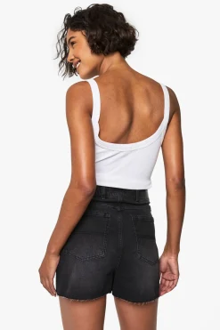 Tall Denim Mini Short