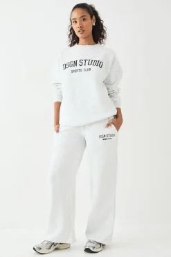Tall DSGN Studio Jogger Jambe Droite avec Appliqué
