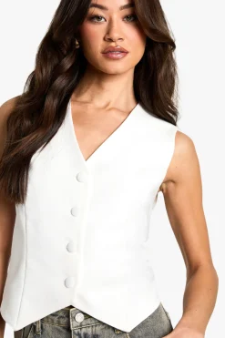 boohoo Tall Essential Waistcoat<Femme Tailleurs|Tops