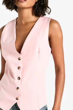 Tall Gilet tissé sur mesure