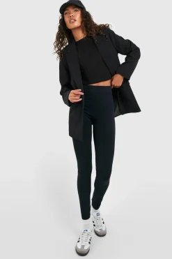boohoo Tall High Waisted Fleece Lined Leggings<Femme Pantalons|Vêtements De Sport