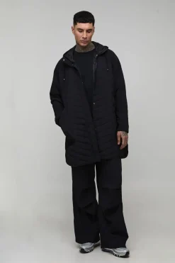 Tall - Imperméable matelassé à boutons pression