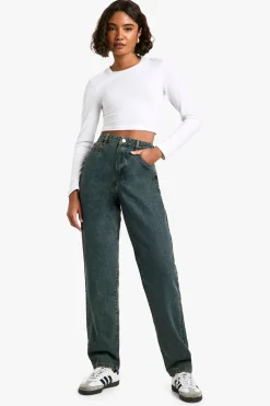 boohoo Tall 34 Inch Basic Straight Leg Jeans<Femme Denim|Jeans