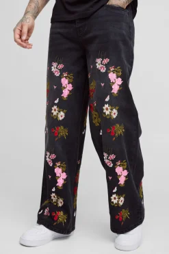 Tall - Jean baggy fleuri