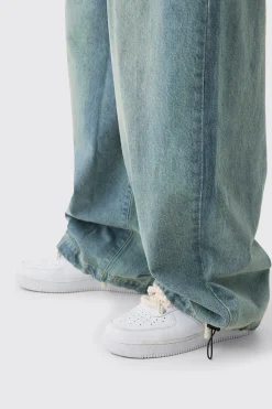boohooMAN Tall - Jean parachute<Homme Denim|Tout Afficher