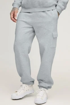 boohooMAN Tall - Jogging cargo large épais<Homme Tout Afficher|Jogging