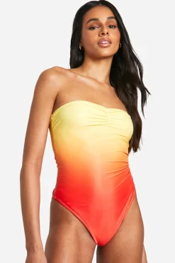 Tall - Maillot de bain bandeau imprimé