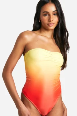 Tall - Maillot de bain bandeau imprimé
