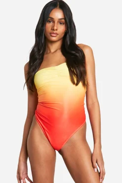 Tall - Maillot de bain bandeau imprimé