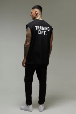 Tall Man Active Training Dept – Débardeur oversize