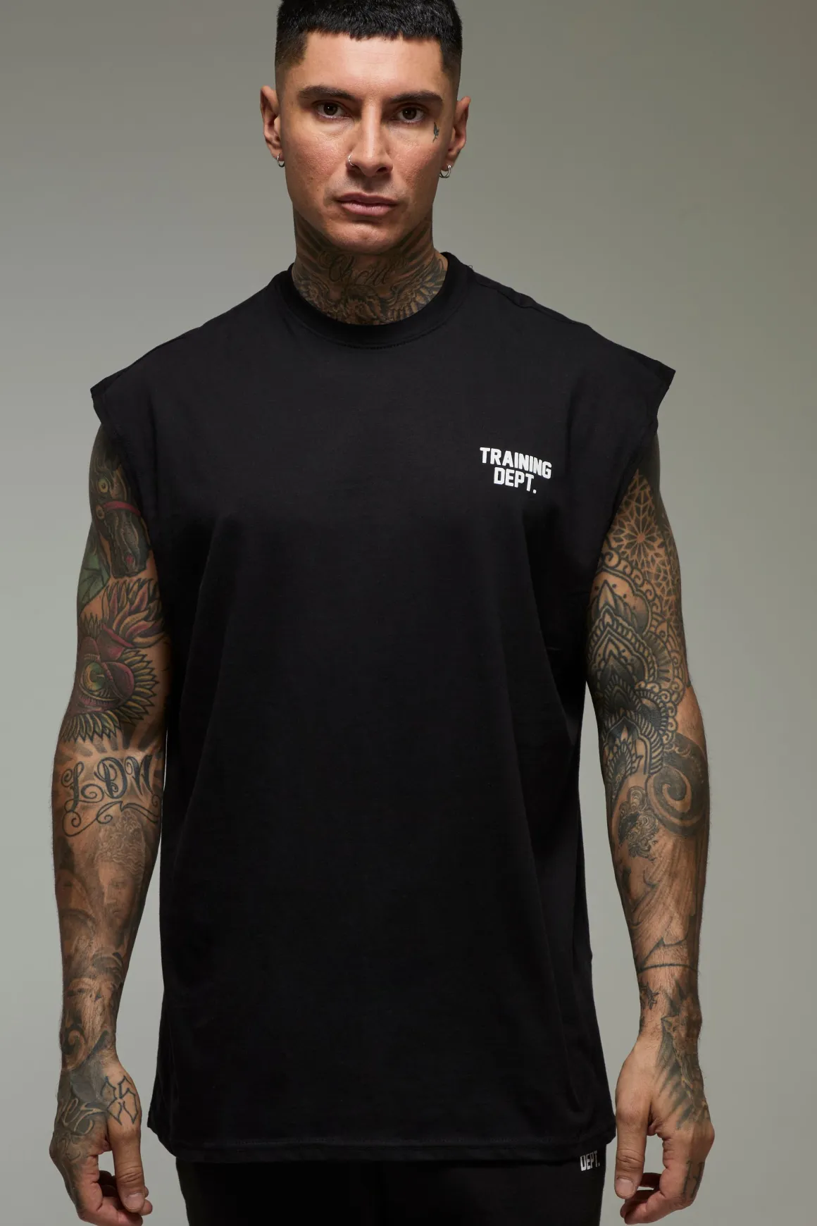 Tall Man Active Training Dept – Débardeur oversize