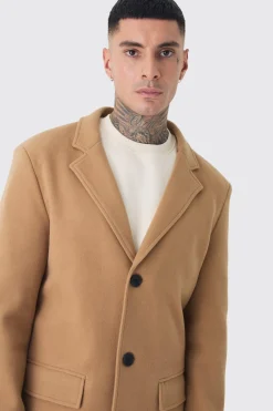 Tall - Manteau effet laine