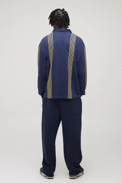 boohooMAN Tall Oversized Homme Applique Stripe Rugby Polo<Homme Polos|Tout Afficher